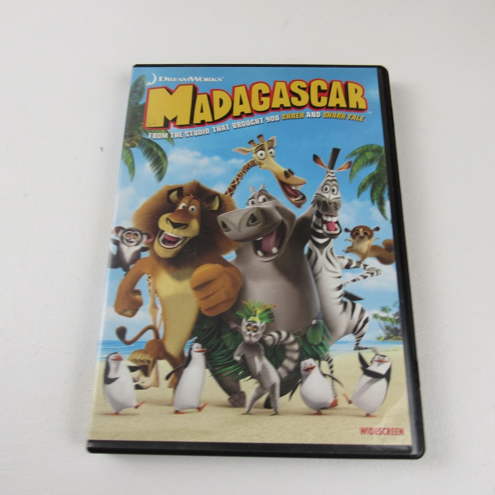 Madagascar DVD Dreamworks Movie Widescreen‎ Edition Kids Family Film